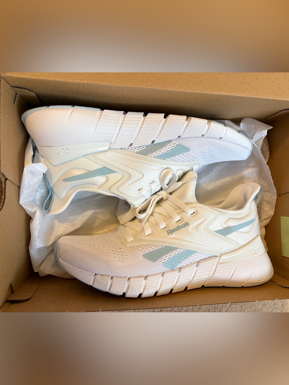 Reebok Women’s Nano Gym White & Light Blue Training Shoes